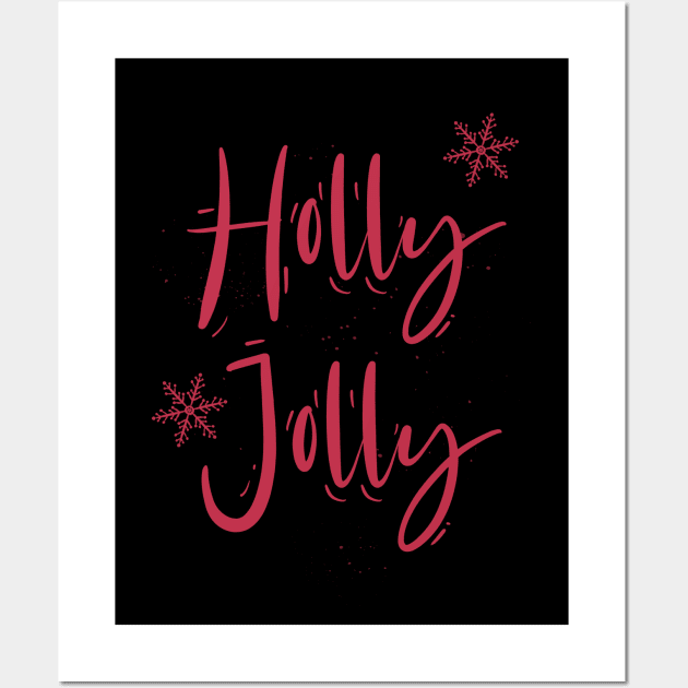 Holly Jolly Wall Art by Nikki_Arts